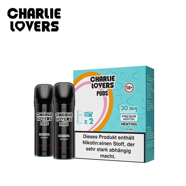 Charlie Lovers - Menthol - Prefilled Pod 2ml/ Stück
